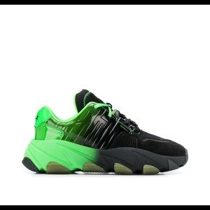 ASH Extasy Gradient-effect Suede Sneakers Sz 35